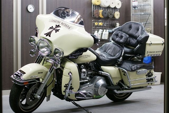 HARLEY-DAVIDSON　FLHX Street Glide CHROME HEARTS Edition コーティング実績画像