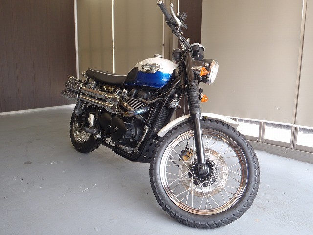 TRIUMPH　SCRAMBLER コーティング実績画像