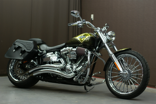 H-D SOFTAIL BREAKOUT　CVO コーティング実績画像