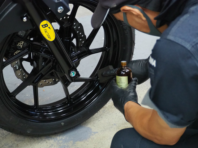 SUZUKI V-STROM 250 コーティング実績画像