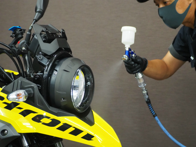 SUZUKI V-STROM 250 コーティング実績画像