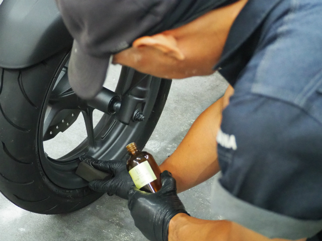 YAMAHA X FORCE 155 コーティング実績画像