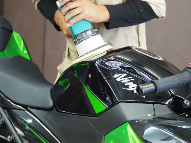 KAWASAKI NINJA400 コーティング実績画像