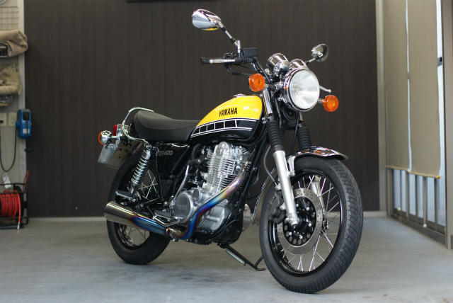 YAMAHA SR 400 コーティング実績画像