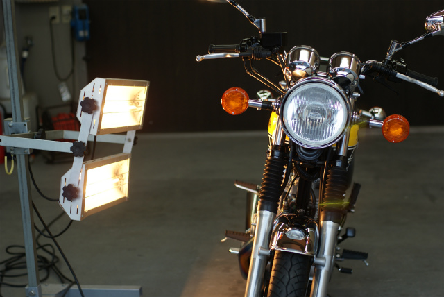 YAMAHA SR 400 コーティング実績画像