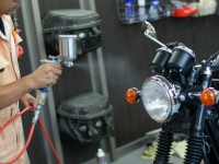 TRIUMPH　BONNEVILLE コーティング実績画像