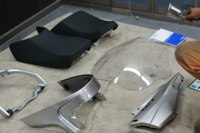 YAMAHA FJR 1300 コーティング実績画像