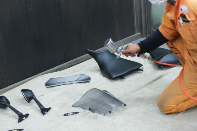 YAMAHA YZF-R3 コーティング実績画像