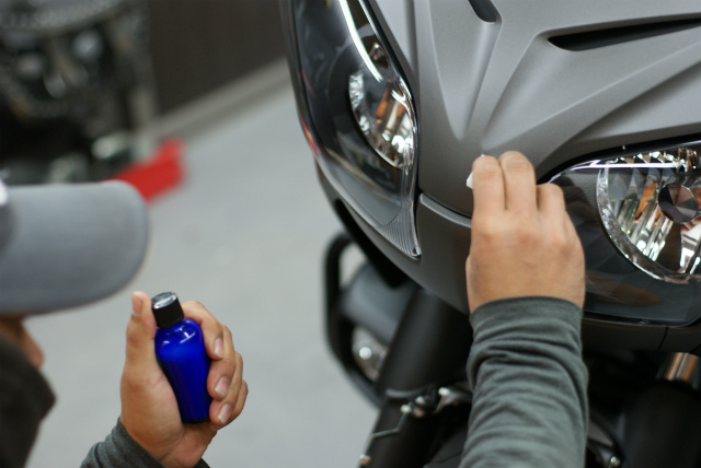 HONDA GOLDWING F6B コーティング実績画像