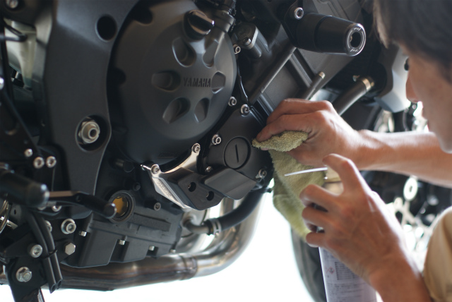 YAMAHA FZ-1 FAZER コーティング実績画像