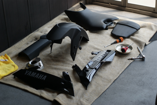 YAMAHA R15 コーティング実績画像
