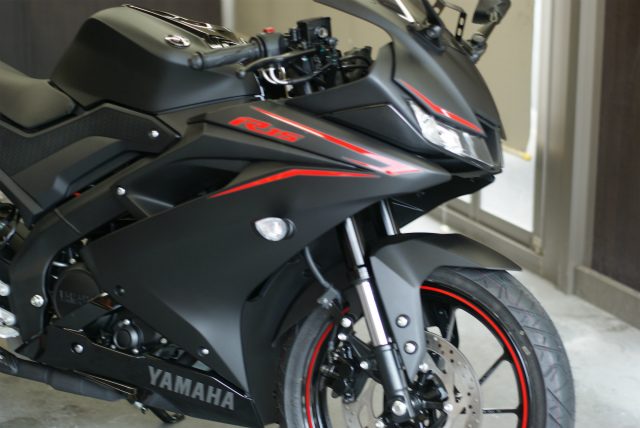 YAMAHA R15 コーティング実績画像