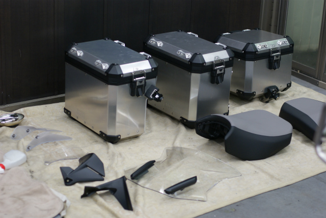 BMW R1200 GS ADVENTURE コーティング実績画像