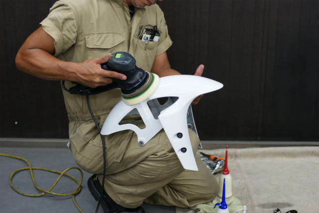 YAMAHA YZF-R6 コーティング実績画像