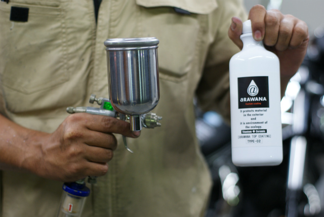 MOTO GUZZI コーティング実績画像