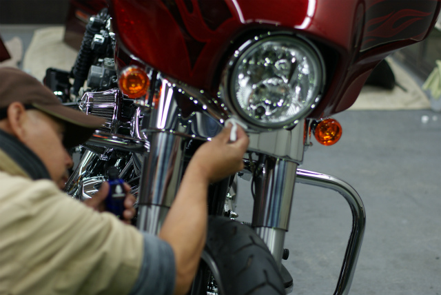 H-D STREET GLIDE コーティング実績画像