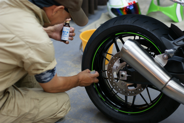 ＫＡＷＡＳＡＫＩ　Ｚ　900　ＲＳ　ＣＡＦＥ コーティング実績画像