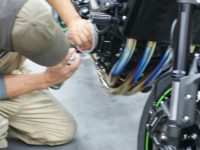 KAWASAKI Z 900 RS CAFE コーティング実績画像