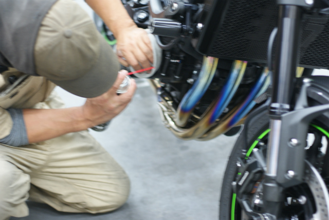 KAWASAKI Z 900 RS CAFE コーティング実績画像