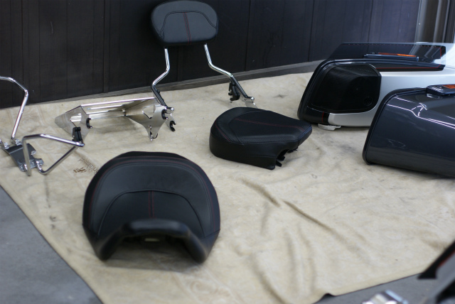 H-D ROAD-GLIDE CVO コーティング実績画像