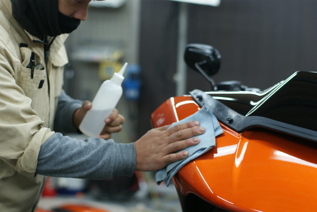 H-D ROAD-GLIDE コーティング実績画像