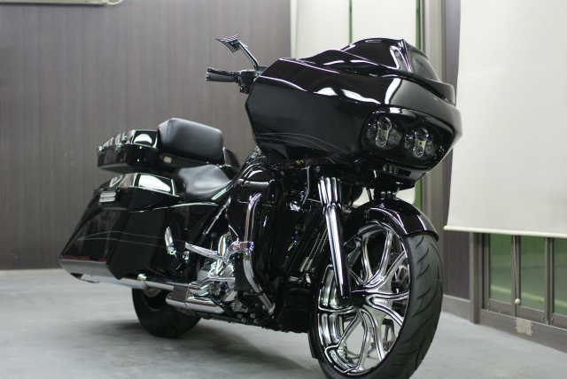 H-D ROAD-GLIDE BAGGER CUSTOM コーティング実績画像