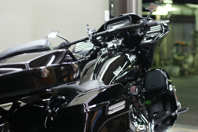 H-D ROAD-GLIDE BAGGER CUSTOM コーティング実績画像