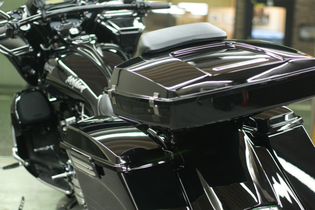 H-D ROAD-GLIDE BAGGER CUSTOM コーティング実績画像