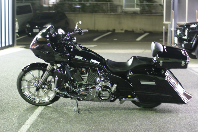 H-D ROAD-GLIDE BAGGER CUSTOM コーティング実績画像