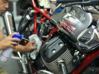 MOTO GUZZI V7 Ⅱ　RACER コーティング実績画像