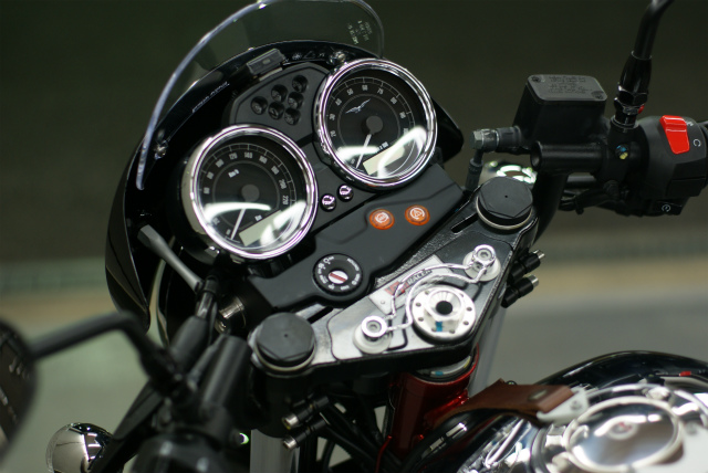 MOTO GUZZI V7 Ⅱ　RACER コーティング実績画像