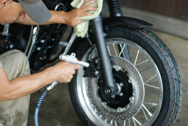 KAWASAKI W 800 コーティング実績画像