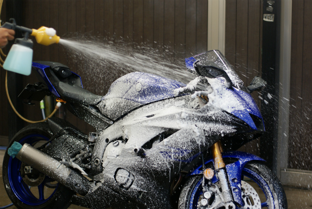 YAMAHA YZF-R6 コーティング実績画像