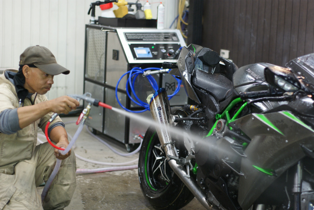 KAWASAKI NINJA H2 コーティング実績画像
