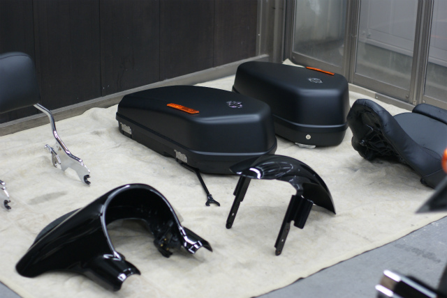 H-D SOFTAIL SPORT-GLIDE コーティング実績画像