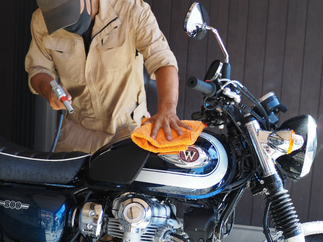 KAWASAKI W800 コーティング実績画像