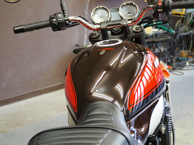 KAWASAKI Z 900 RS コーティング実績画像